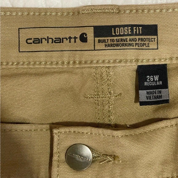 Carharrt women’s rugged flex loose fit canvas work pant. Size 26W Regular. - Picture 4 of 4